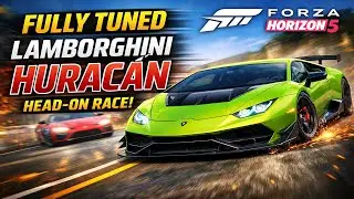 Fully Tuned Lamborghini Hurac&aacute;n | Head-On Race in Forza Horizon 5  #forzahorizon5 #fh5 #lamborghini