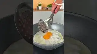 Delicious eggs for breakfast 🍳 #easy #tasty #eggs #trick