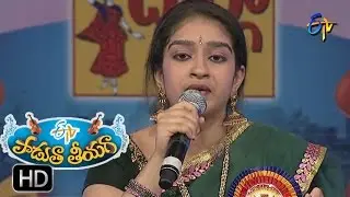 Ninne Valachitinoyi Song - Anisha Performance in ETV Padutha Theeyaga - 16th May 2016