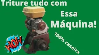 Triturador de galhos caseiro. PARTE 1