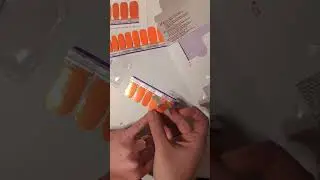 Quick application of Color Street dry nail polish strips