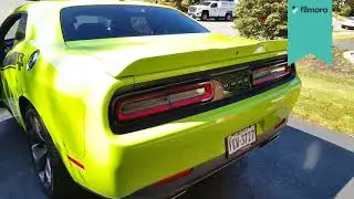 2015 5.7 Hemi Dodge Challenger Before/After Mid Muffler Delete-Exhaust Sound
