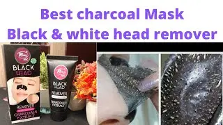 Best charcoal Mask Black&white heads easily remover / Rivaj UK Mask review/(@Makeupbyshenaz)