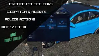 5M Advanced Police Menu | Create Police Cars | Hire AI Police | QBcore & ESX