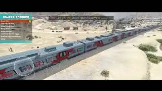 Gta 5 Long Train 🚂🚋🚃🚋🚃🚋🚃  Mod Game Hub Emulator || Gta 5 Chinese Train Mod Game Hub Emulator