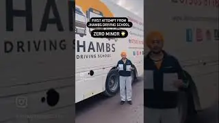 First attempt pass with zero minor 🇬🇧🚛 #hgvtraining #automobile #truckdrivingschool #truckdrivers