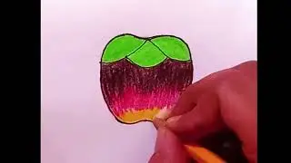 How to draw palm fruit step by step (very easy) | Tal drawing | Art video | drawing drawing |