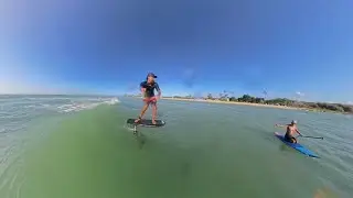 High Five Hydrofoil Foil Prone Surf Hawaii Widescreen. #hydrofoil #foiling #surf #surfing #insta360 