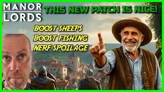 Manor Lords - NEW PATCH. Fish, Sheep and Spoilage ( BIG UPDATE )