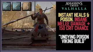 Assassin's Creed Valhalla Best Build: INSTANT HEALS + INSANE MELEE DAMAGE. Best Build AC: Valhalla