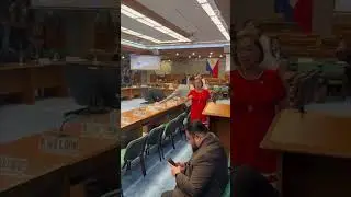 Sarah Discaya present at the Senate probe into anomalous flood control projects