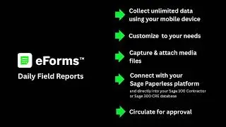 eForms with Daily Field Reports