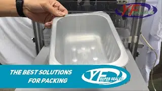 (Aluminum Container) Tabletop Air Motive Tray Sealing Machine | ET-900XXLF2 | YF SUPER SEALER
