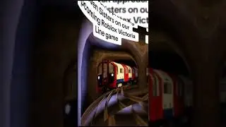 Roblox VICTORIA LINE: We're Getting There! #roblox #londonunderground #victorialine #train #shorts