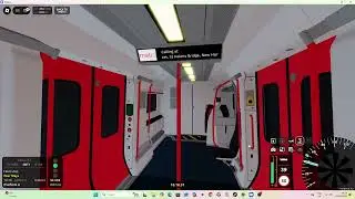 SCR Roblox Class 717 Metro driving: City Hospital - Stepford High Street
