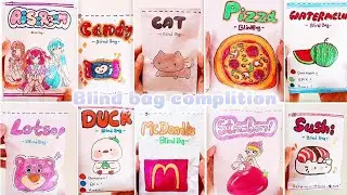 Paper diy 🌸| Blind Bag Compilation| Blind Bag opening | ASMR| Akashi diy.✨🌈