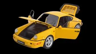 Unboxing Porsche 964 Turbo (1989) 1:18 Welly modelcar