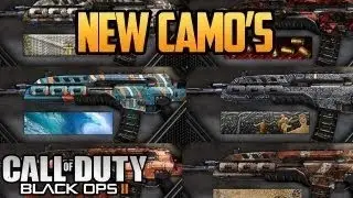 NEW CAMOS in Black Ops 2! Aqua, Pack-A-Punch, Rogue, Breach, Desert Coyote, and Glam! (BO2 Pack)