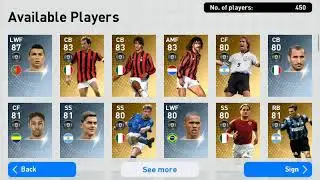 #pes #pesmobile #pes19 LEGENDS: Italian Clubs pulling legend