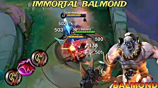 Immortal balmond is back ! balmond best build 2025 !  mlbb