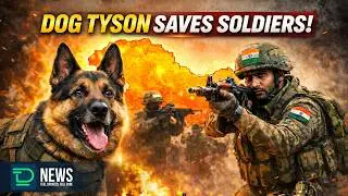 Brave Army Dog Tyson Saves Soldiers in J&K Operation against Terrorist | #deaftalksnews