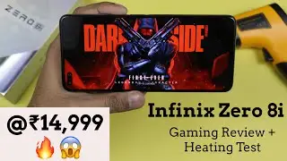 Infinix Zero 8i - Gaming Review + Game Mode + Heating | Insane Specs and Performance 😍 🔥 😎