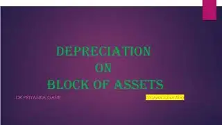 Depreciation Under income tax (sec-32)
