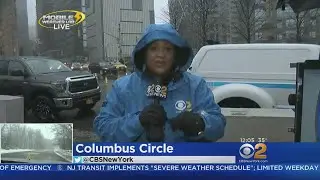The Snow Is A'Fallin In The Big Apple