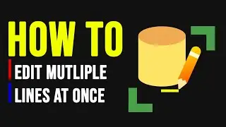 How to Select Multiple Lines at Once in SQL Management Studio