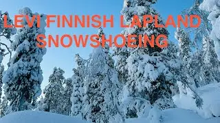 Snowshoeing in Levi, Finnish Lapland-Walking thorough Winter Wonderland of Snow-Crowned Trees