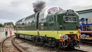Deltic D9015 Tulyar's First Public Start Up in 27 Years!