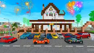 School Party Craft Wedding Party | Luxury House, Fireworks & Supercar Celebration 💍🎆