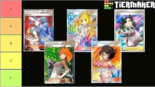 The ULTIMATE Pokemon WAIFU Full Art Card Tier List | Pokemon Cards / Pokemon TCG