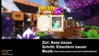 Wir BAUEN unsere BASE in CREATE LIVE 6 | Minecraft