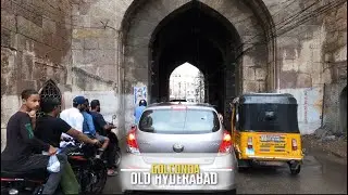 4K Drive to Golconda Fort | Narrow Lanes of Old Hyderabad