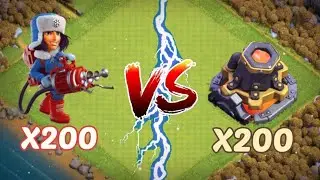 X200 cryoneer VS X200 lava launcher || Epic Battle😱 || Who Will Win || #nitroved #clashofclans