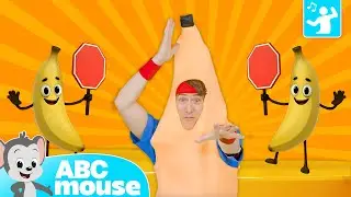 🍌 Banana Freeze Dance 🍌 Move With Jason 🎶 |🕺Dance & Brain Break | Exercise for Kids | ABCmouse