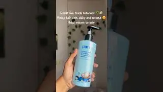 Plum coconut milk 🥥🌴 haircare range 😍🤍 #plum #haircare #plumshampoo #shampoo