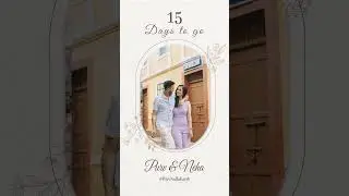 Ideas for wedding coutndown videos | Wedding Countdown | Trending Music #weddingideas