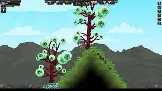 Let's Play Starbound Part 12 ~ Going For The Main Quest But Found A Weird Camp Instead