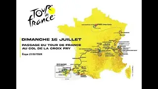 Passage du Tour de France au Col de la Croix Fry