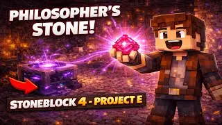 stoneblock 4 #4 le d&eacute;but de project E