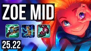 ZOE vs HWEI (MID) | 8/1/13, 1500+ games, Dominating | KR Grandmaster | 25.22