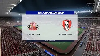 ⚽ Sunderland vs Rotherham United ⚽ | EFL Championship (31/08/2022) | Fifa 22