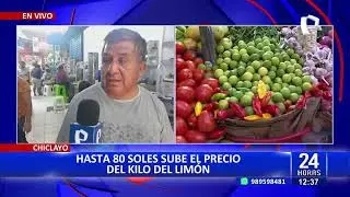 Precio de lim&oacute;n se dispara: en Chiclayo se vende la unidad a un sol