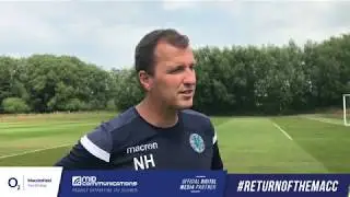 Neil Howarth looks ahead to Saturday's Friendly at Stockport