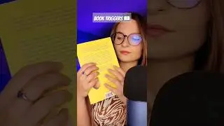 ASMR Tingly Book Triggers 📖 #asmr #sleepsounds #sleep #asmrtapping #asmrsounds #books