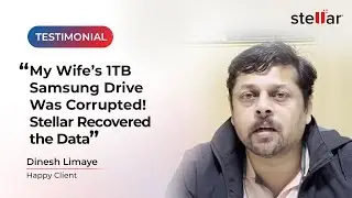 🎥 Stellar Recovered Data from a Failed 1 TB Samsung Drive for a Professional Mutual Fund Distributor