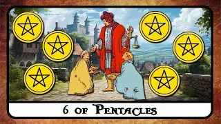 6 of Pentacles Tarot Card Meaning ⛤ Reversed, Secrets, History ⛤