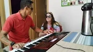 Scientist, Cold Play. Teclado e Pandeirola.❤️🤟🏿🙏🏿
